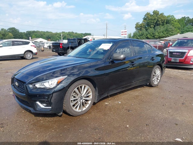 Продаж на аукціоні авто 2022 Infiniti Q50 Luxe Awd, vin: JN1EV7BR1NM340904, номер лоту: 45995888