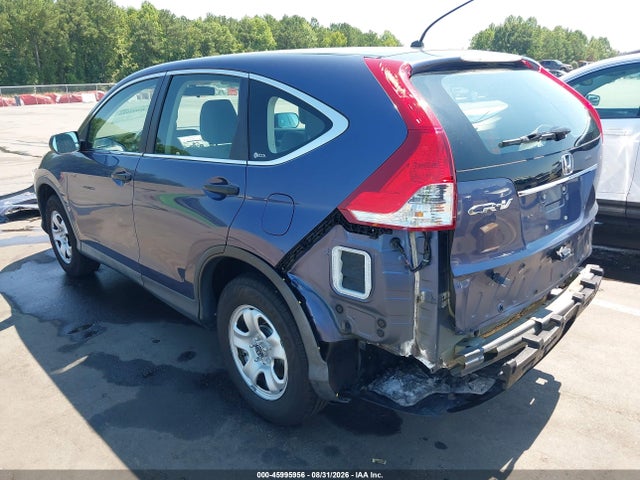 Продаж на аукціоні авто 2012 Honda Cr-v Lx, vin: 5J6RM3H38CL036253, номер лоту: 45995956