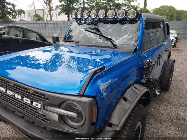 Aukcja sprzedaży 2021 Ford Bronco Badlands, vin: 1FMEE5DP9MLB00691, numer aukcji: 45995977