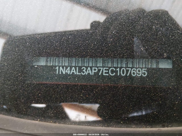 2014 Nissan Altima 2.5 Sv მანქანა იყიდება აუქციონზე, vin: 1N4AL3AP7EC107695, აუქციონის ნომერი: 45996022