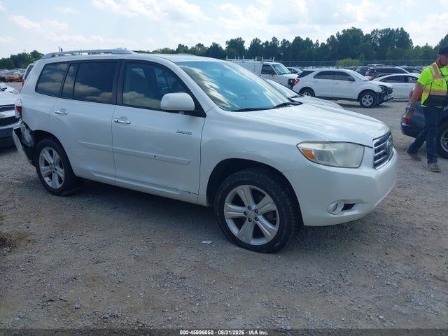 45996050 :رقم المزاد ، 5TDDK3EH1AS020932 vin ، 2010 Toyota Highlander Limited V6 مزاد بيع