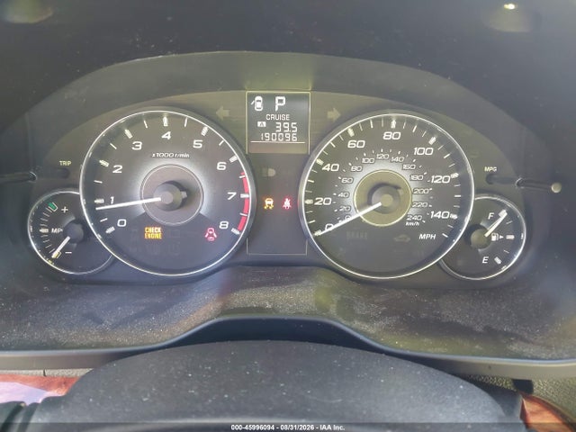 45996094 :رقم المزاد ، 4S4BRBLC9A3371315 vin ، 2010 Subaru Outback 2.5i Limited مزاد بيع