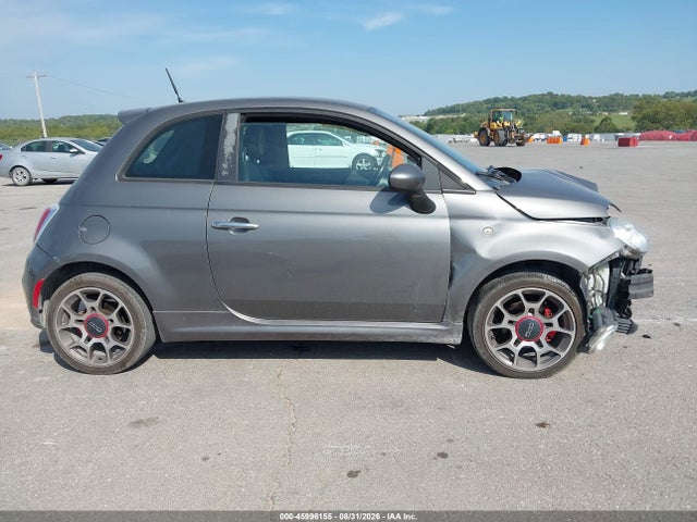 45996155 :رقم المزاد ، 3C3CFFBR5CT332263 vin ، 2012 Fiat 500 Sport مزاد بيع