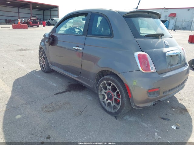 45996155 :رقم المزاد ، 3C3CFFBR5CT332263 vin ، 2012 Fiat 500 Sport مزاد بيع