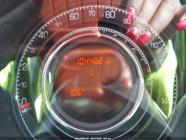 45996155 :رقم المزاد ، 3C3CFFBR5CT332263 vin ، 2012 Fiat 500 Sport مزاد بيع