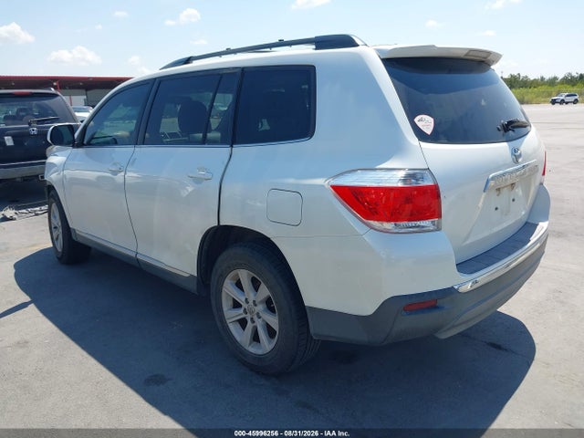 2013 Toyota Highlander Se V6 მანქანა იყიდება აუქციონზე, vin: 5TDZK3EH6DS120423, აუქციონის ნომერი: 45996256