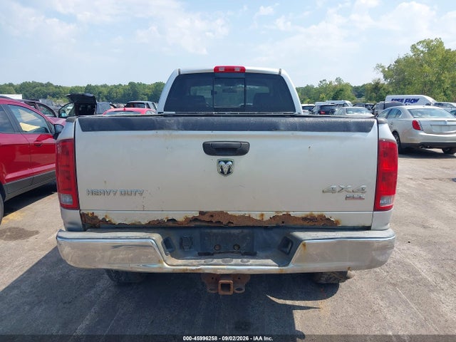 2006 Dodge Ram 2500 Slt/sport მანქანა იყიდება აუქციონზე, vin: 3D7KS28D36G116745, აუქციონის ნომერი: 45996258