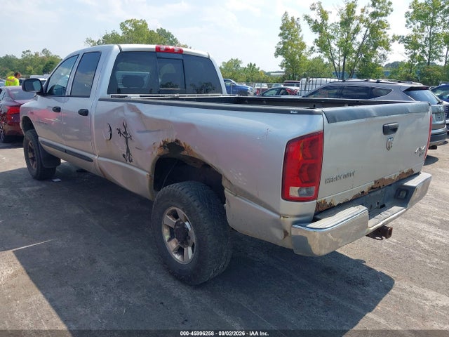 2006 Dodge Ram 2500 Slt/sport მანქანა იყიდება აუქციონზე, vin: 3D7KS28D36G116745, აუქციონის ნომერი: 45996258