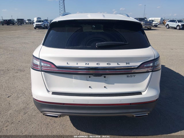 45996262 :رقم المزاد ، 2LMPJ6J90LBL10325 vin ، 2020 Lincoln Nautilus Standard مزاد بيع