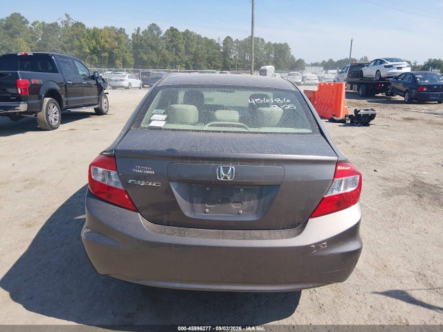 Aukcja sprzedaży 2012 Honda Civic Lx, vin: 19XFB2F58CE065094, numer aukcji: 45996277