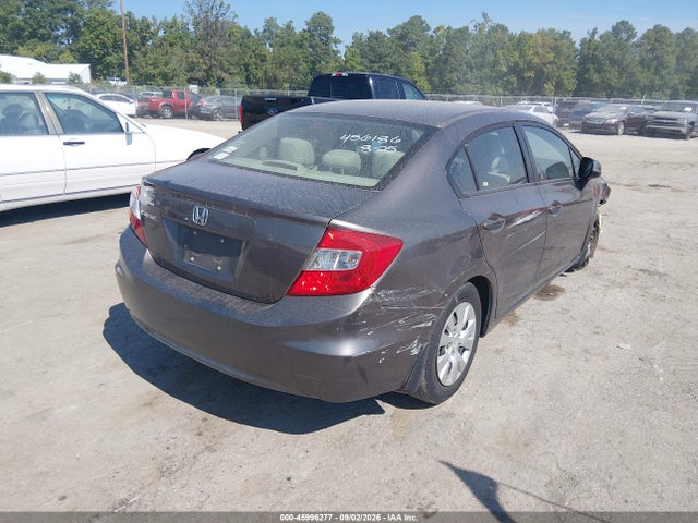 Aukcja sprzedaży 2012 Honda Civic Lx, vin: 19XFB2F58CE065094, numer aukcji: 45996277