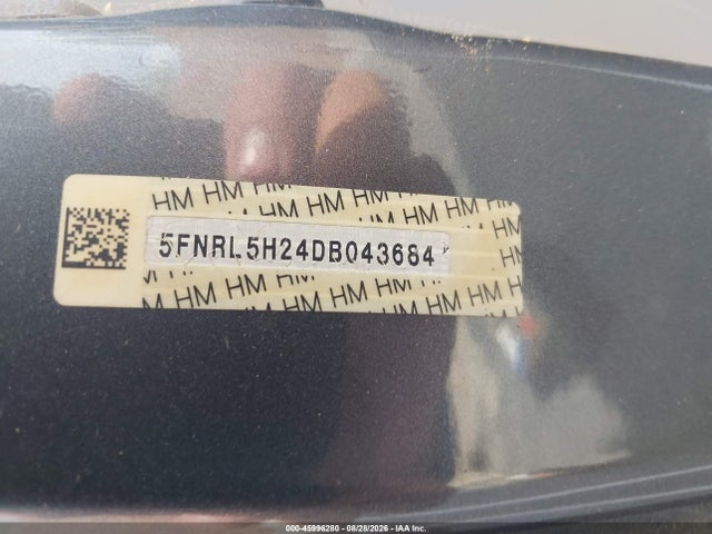 Aukcja sprzedaży 2013 Honda Odyssey Lx, vin: 5FNRL5H24DB043684, numer aukcji: 45996280