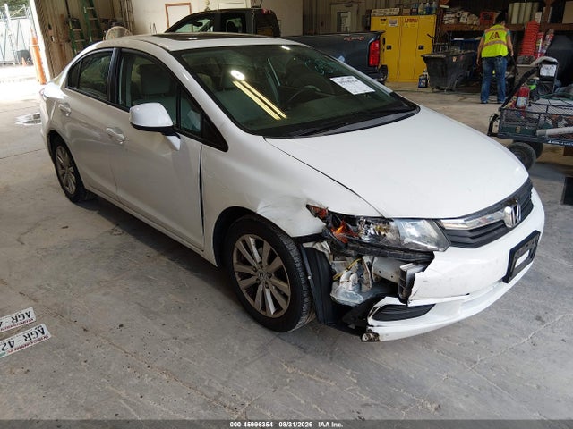 45996354 :رقم المزاد ، 2HGFB2F85CH593899 vin ، 2012 Honda Civic Ex مزاد بيع