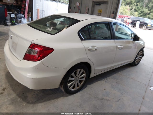 45996354 :رقم المزاد ، 2HGFB2F85CH593899 vin ، 2012 Honda Civic Ex مزاد بيع