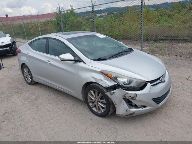 2015 Hyundai Elantra Se მანქანა იყიდება აუქციონზე, vin: 5NPDH4AE5FH619510, აუქციონის ნომერი: 45996358