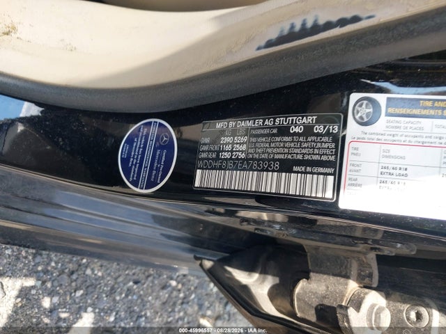 45996557 :رقم المزاد ، WDDHF8JB7EA783938 vin ، 2014 Mercedes-benz E 350 4matic مزاد بيع