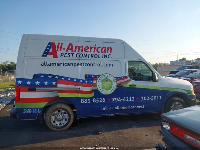 Aukcja sprzedaży 2017 Nissan Nv Cargo Nv2500 Hd Sv V6, vin: 1N6BF0LY6HN809345, numer aukcji: 45996603