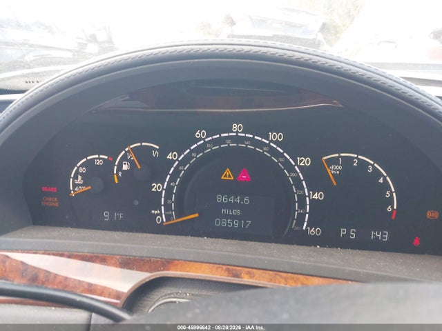 Продажа на аукционе авто 2002 Mercedes-benz S 600, vin: WDBNG78JX2A247156, номер лота: 45996642