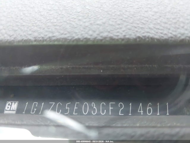 Продажа на аукционе авто 2012 Chevrolet Malibu 1lt, vin: 1G1ZC5E03CF214611, номер лота: 45996645