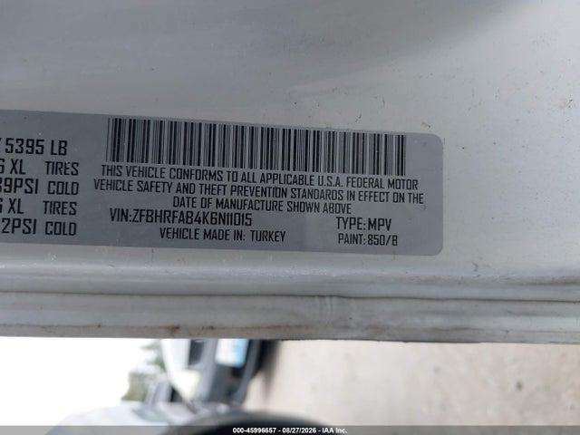 RAM Promaster City Tradesman 2019 ZFBHRFAB4K6N11015 Image 9