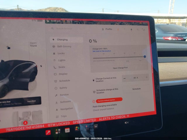 2022 Tesla Model Y Long Range Dual Motor All-wheel Drive მანქანა იყიდება აუქციონზე, vin: 7SAYGDEE7NF413894, აუქციონის ნომერი: 45996732