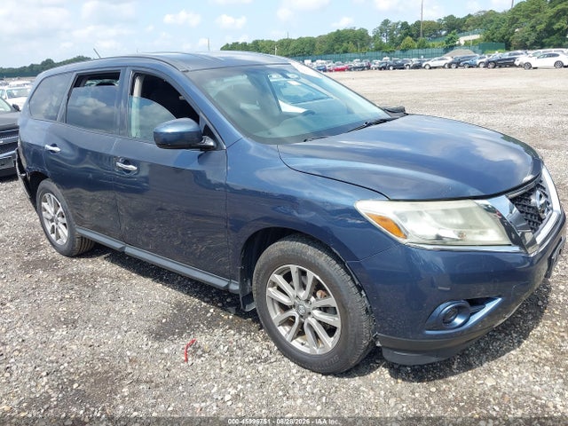 2014 Nissan Pathfinder S მანქანა იყიდება აუქციონზე, vin: 5N1AR2MM1EC685646, აუქციონის ნომერი: 45996751