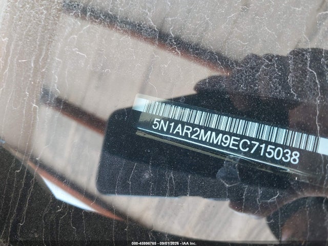 Продажа на аукционе авто 2014 Nissan Pathfinder Sl, vin: 5N1AR2MM9EC715038, номер лота: 45996765
