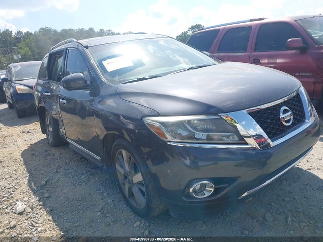 Продажа на аукционе авто 2014 Nissan Pathfinder Platinum, vin: 5N1AR2MN7EC727357, номер лота: 45996788