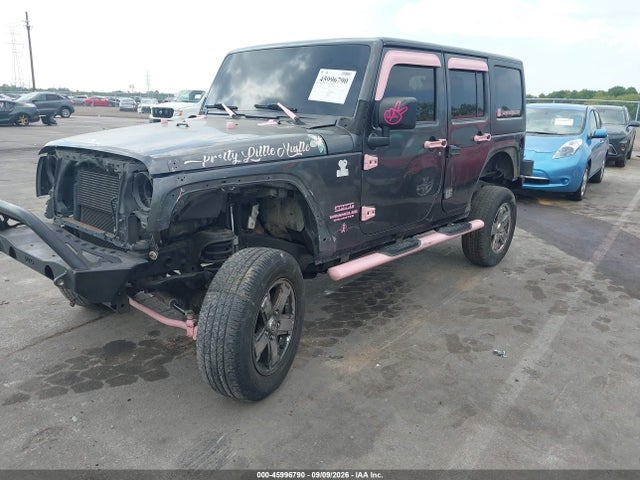 45996790 :رقم المزاد ، 1C4BJWDG6HL615114 vin ، 2017 Jeep Wrangler Unlimited Sport 4x4 مزاد بيع