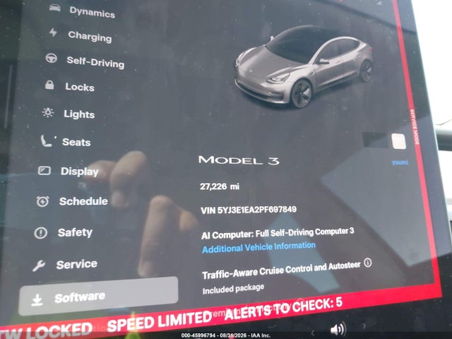 Tesla Model 3 Rear-wheel Drive 2023 5YJ3E1EA2PF697849 Image 16