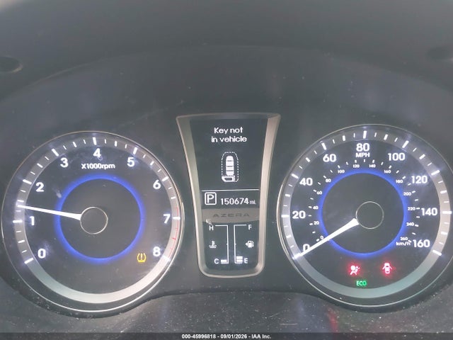 Продаж на аукціоні авто 2012 Hyundai Azera, vin: KMHFH4JG8CA165617, номер лоту: 45996818