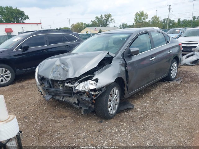 2015 Nissan Sentra Sv მანქანა იყიდება აუქციონზე, vin: 3N1AB7APXFL633834, აუქციონის ნომერი: 45996904
