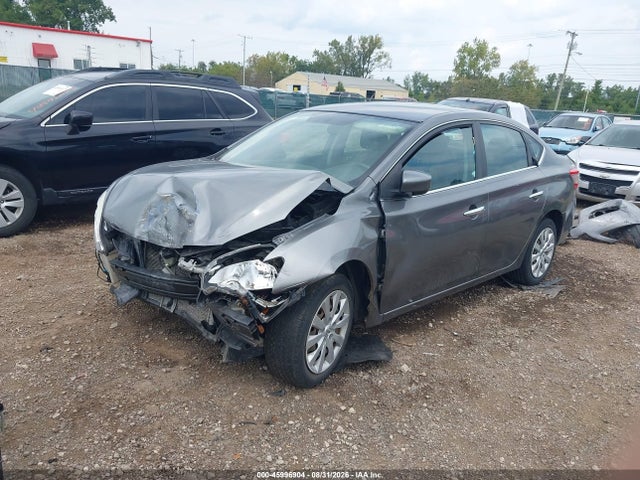 2015 Nissan Sentra Sv მანქანა იყიდება აუქციონზე, vin: 3N1AB7APXFL633834, აუქციონის ნომერი: 45996904