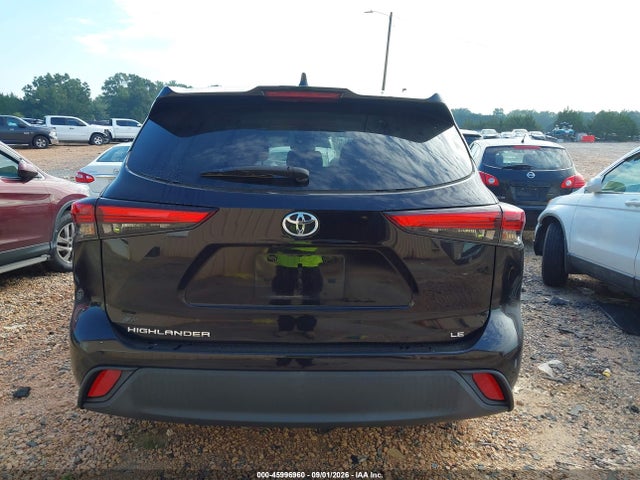 Продаж на аукціоні авто 2020 Toyota Highlander Le, vin: 5TDZZRAH9LS025440, номер лоту: 45996960