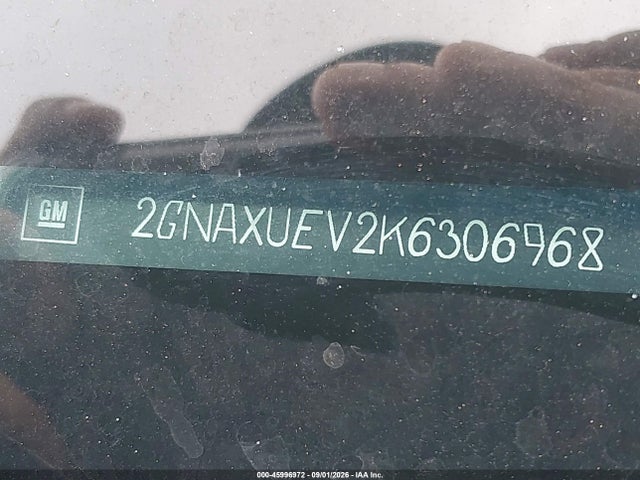Продаж на аукціоні авто 2019 Chevrolet Equinox Lt, vin: 2GNAXUEV2K6306968, номер лоту: 45996972