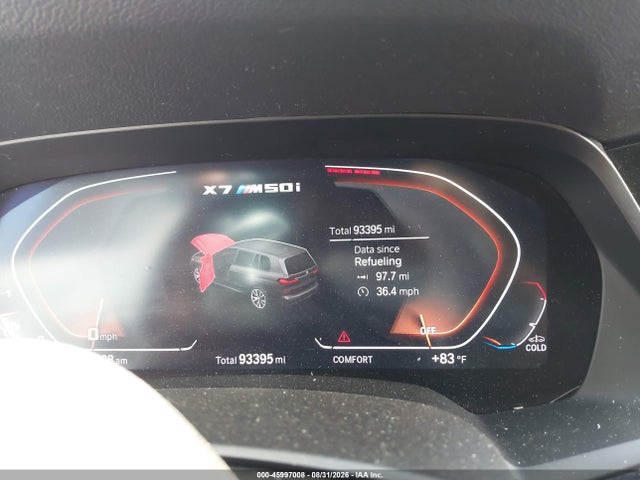 Aukcja sprzedaży 2022 Bmw X7 M50i, vin: 5UXCX6C01N9K04380, numer aukcji: 45997008
