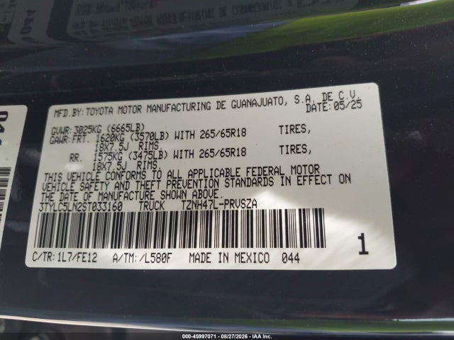 Toyota Tacoma 2025 3TYLC5LN2ST033160 Image 22