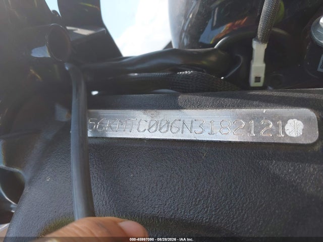 45997090 :رقم المزاد ، 56KMTC006N3182121 vin ، 2022 Indian Motorcycle Co. Scout Rogue Abs مزاد بيع