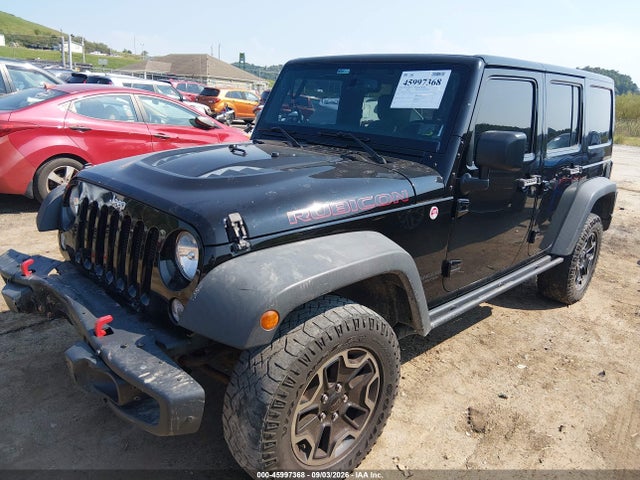 45997368 :رقم المزاد ، 1C4BJWFG1FL740192 vin ، 2015 Jeep Wrangler Unlimited Rubicon Hard Rock مزاد بيع
