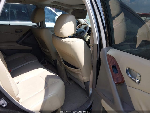 2009 Nissan Murano Le მანქანა იყიდება აუქციონზე, vin: JN8AZ18W79W206116, აუქციონის ნომერი: 45997374