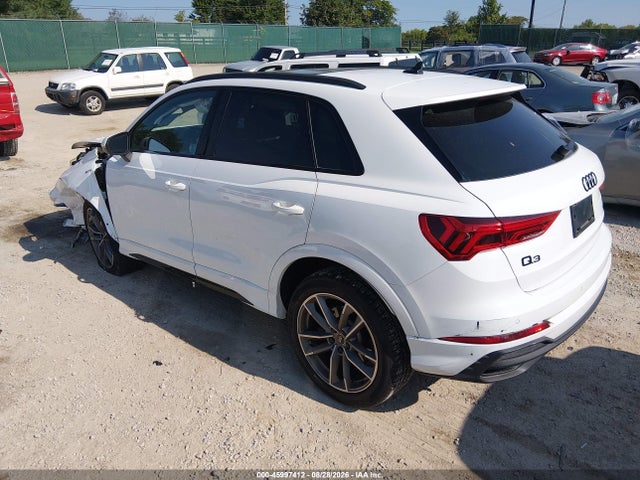 Auction sale of the 2025 Audi Q3 Premium 45 Tfsi S Line Quattro Tiptronic, vin: WA1DECF35S1065617, lot number: 45997412