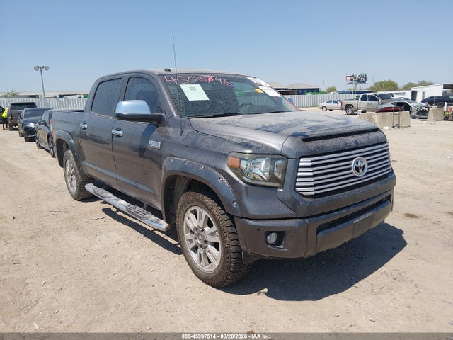 45997514 :رقم المزاد ، 5TFGW5F12GX201653 vin ، 2016 Toyota Tundra Platinum 5.7l V8 مزاد بيع