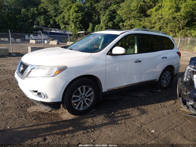 2015 Nissan Pathfinder Sl მანქანა იყიდება აუქციონზე, vin: 5N1AR2MM5FC722361, აუქციონის ნომერი: 45997631
