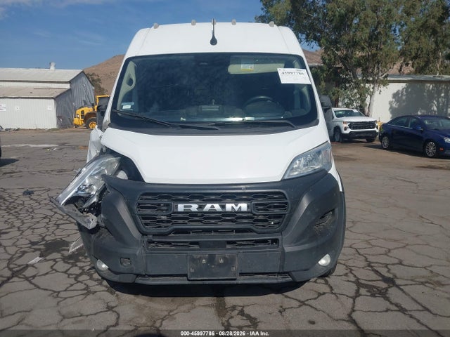 45997786 :رقم المزاد ، 3C6MRVJG1RE116528 vin ، 2024 Ram Promaster 3500 Cargo Van Tradesman High Roof 159 Wb Ext W/pass Seat مزاد بيع