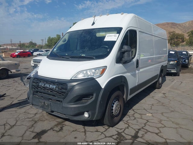 45997786 :رقم المزاد ، 3C6MRVJG1RE116528 vin ، 2024 Ram Promaster 3500 Cargo Van Tradesman High Roof 159 Wb Ext W/pass Seat مزاد بيع