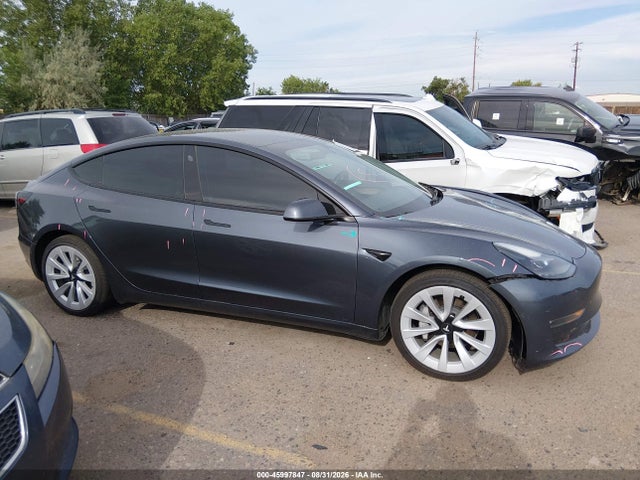 45997847 :رقم المزاد ، 5YJ3E1EB1NF294984 vin ، 2022 Tesla Model 3 Long Range Dual Motor All-wheel Drive مزاد بيع