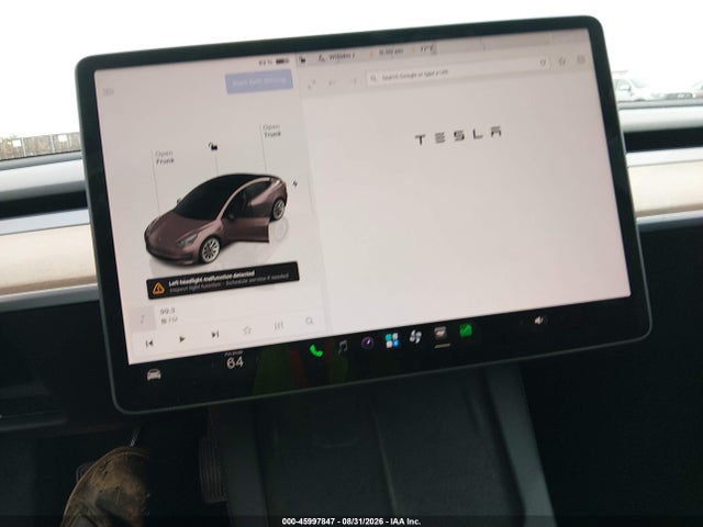 45997847 :رقم المزاد ، 5YJ3E1EB1NF294984 vin ، 2022 Tesla Model 3 Long Range Dual Motor All-wheel Drive مزاد بيع