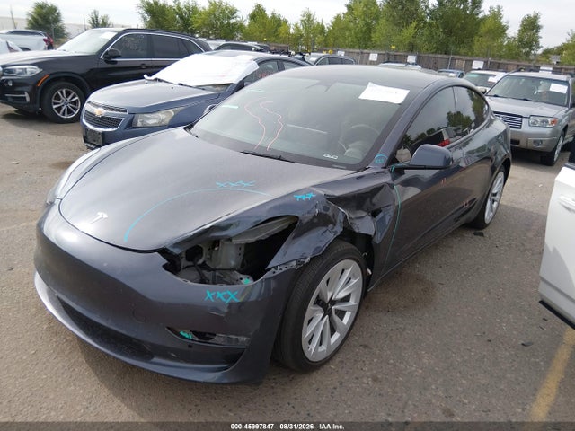 45997847 :رقم المزاد ، 5YJ3E1EB1NF294984 vin ، 2022 Tesla Model 3 Long Range Dual Motor All-wheel Drive مزاد بيع