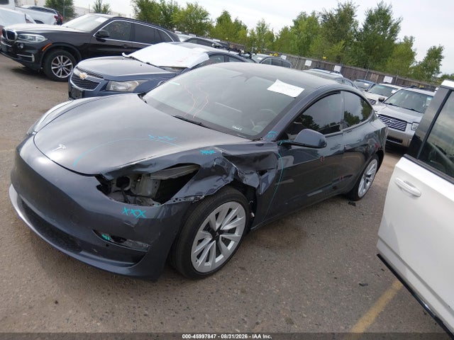 45997847 :رقم المزاد ، 5YJ3E1EB1NF294984 vin ، 2022 Tesla Model 3 Long Range Dual Motor All-wheel Drive مزاد بيع