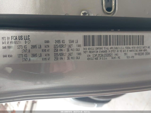 Jeep Cherokee Latitude 4x4 2018 1C4PJMCB0JD528521 Image 9